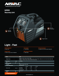 Thumbnail of document Data Sheet - NRRD - Recovery Unit, Dual-Cylinder